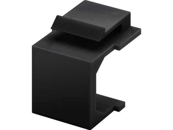 Goobay 79990, Støvdeksel, Plast, Sort, 16,7 mm, 4 stykker