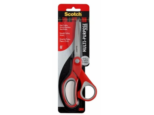 3M Highland 1428, Voksen, Rett kutt, Single/enkelt, Rød, Rustfritt stål, Universell