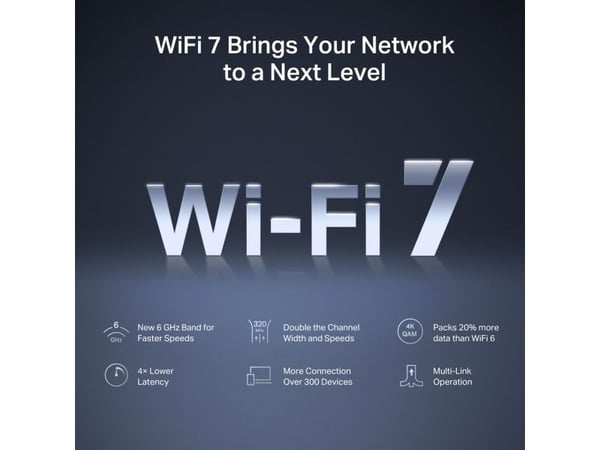 Mercusys BE9300 Tri-Band Wi-Fi 7-ruter