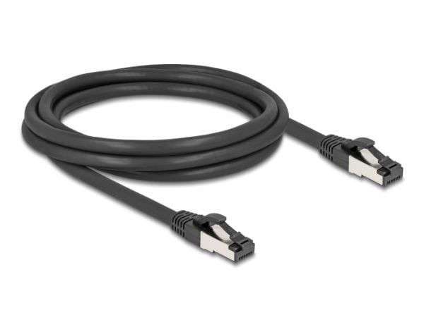 Delock RJ45 verkkokaapeli Cat.8.1 S/FTP 2 m jopa 40 Gbps musta