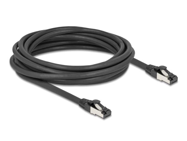 Delock RJ45 verkkokaapeli Cat.8.1 S/FTP 5 m jopa 40 Gbps musta
