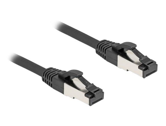 Delock - Koblingskabel - RJ-45 (hann) til RJ-45 (hann) - 25 cm - 6 mm - S/FTP, PiMF - CAT 8.1 - halogenfri, uten hindringer, up to 40 Gbps data tra...