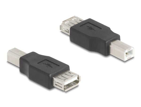 Delock USB 2.0-adapter USB Type-B hann til USB Type-A hunn