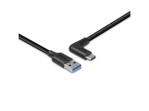 Lindy 32014, 1,5 m, USB A, USB C, USB 3.2 Gen 2 (3.1 Gen 2), 10 Gbit/s, Svart