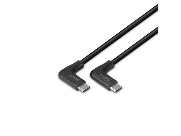 Lindy 32024, 1,5 m, USB C, USB C, USB 3.2 Gen 2 (3.1 Gen 2), 10 Gbit/s, Svart