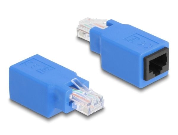 DeLOCK 64803, RJ45, RJ45, sininen