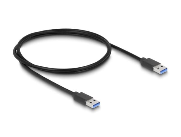 Delock ulkoinen USB 5 Gbps 4-porttinen keskittimen 3 x USB Type-A ja 1 x USB Type-C lukitusruuvilla varustettuna
