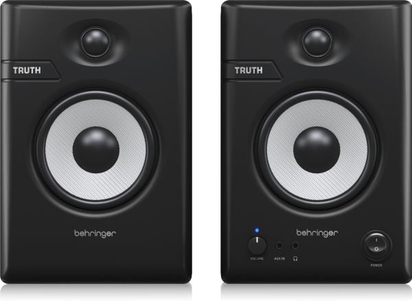 Behringer Truth 4.5 BT, 2-veis, 2.0 kanaler, Ledning & Trådløs, 32 W, 60 - 20000 Hz, Sort
