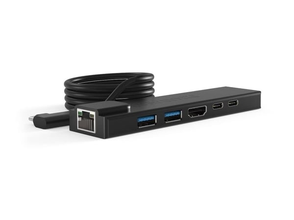 Compulocks 1-Meter Cable USB-C Hub - Dockningsstation - USB-C - HDMI - 10Mb LAN