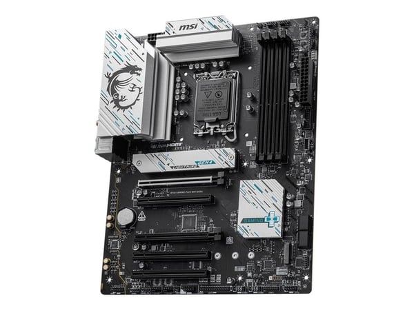 MSI B760 GAMING PLUS WIFI DDR4 - Moderkort - ATX - LGA1700-uttag - B760 Chipuppsättning - USB 3.2 Gen 1, USB 3.2 Gen 2, USB-C 3.2 Gen2, USB-C 3.2 G...