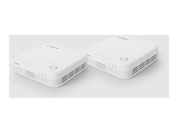Strong ATRIA Wi-Fi Mesh Home Kit 1200 - Wifi-system - (2 routrar) - upp till 300 kvadratmeter - mesh 1GbE - Wi-Fi 5 - Dubbelband
