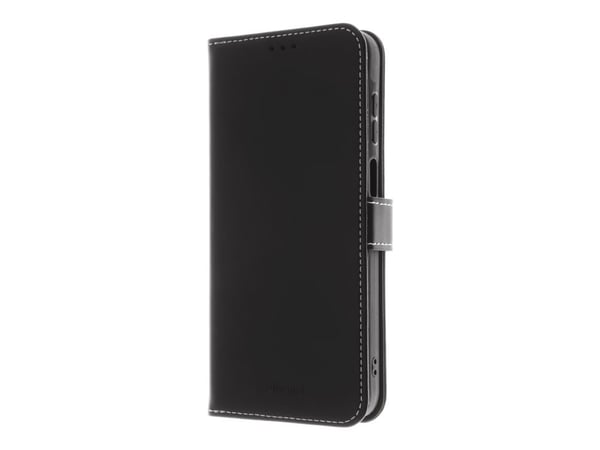 Insmat Exclusive - Flipdeksel for mobiltelefon - papp + papir + aluminiumsfolie, polykarbonat, termoplastisk polyuretan (TPU), lær, bomullssøm - fo...