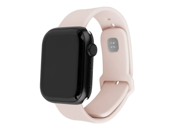 FIXED - Urrem älykellolle - 38/40/41 mm, silikoni - vaaleanpunainen - Apple Watch Hermès Series 7, Hermès Series 9, Nike Series 7, Series 10, Serie...