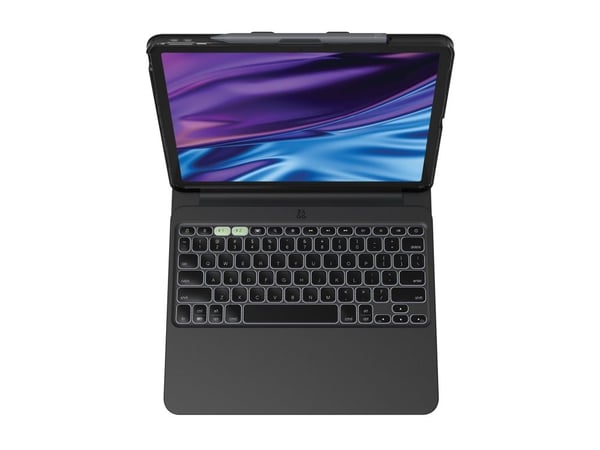 ZAGG Pro Keys 2 - Tastatur og folioveske (foliodekke) - bakgrunnsbelyst - trådløs - Bluetooth - QWERTY - Nordisk - for Apple 13-inch iPad Air (M2, M3)