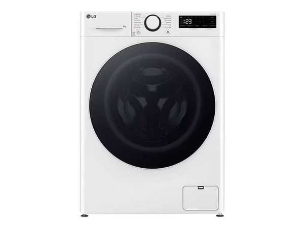 LG Serie R5 F2WR508S0W - Vaskemaskin - bredde: 60 cm - dybde: 53.5 cm - høyde: 85 cm - frontileggelse - 8 kg - 1200 rpm - hvit
