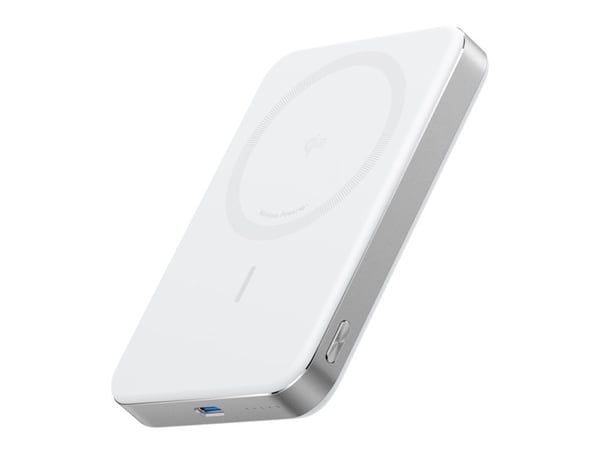 Anker MagGo - Trådløs nødlader - 10000 mAh - 30 watt - PD (USB-C) - på kabel: USB-C - hvit
