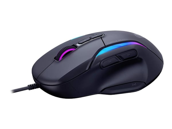 Turtle Beach Kone II - Mus - ergonomisk - optisk - 7 knapper - kablet - USB - svart