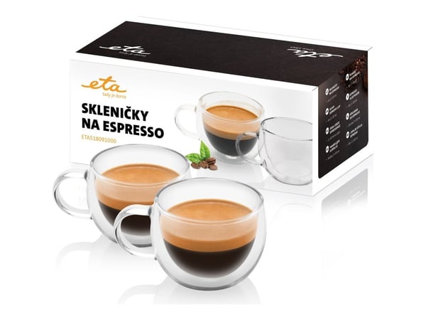 ETA 5180 91000 - Espressokopp - 80 ml (en pakke 2)