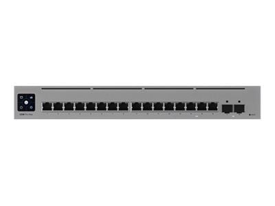 Ubiquiti UniFi Switch Pro Max 16 - Switch - L3 - Styrt - 12 x 10/100/1000 + 4 x 2.5GBase-T + 2 x 10 Gigabit Ethernet - stasjonær, rackmonterbar, ve...
