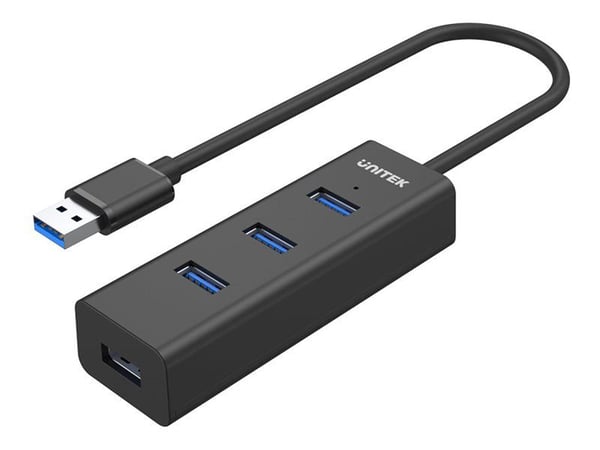 Unitek USB HUB Unitek Aktiv 5Gbps USB-A-hubb, 4 USB-A-portar