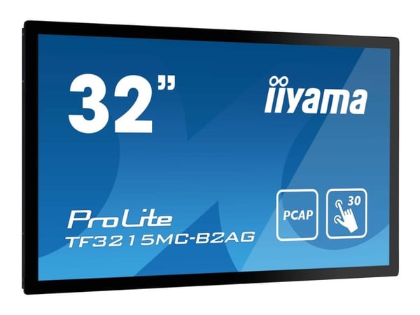 iiyama ProLite TF3215MC-B2AG - LCD-skjerm - 32" (31.5" synlig) - åpen ramme - berøringsskjerm - 1920 x 1080 Full HD (1080p) - VA - 500 cd/m² - 3000...
