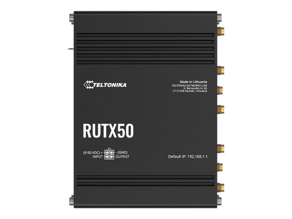 Teltonika RUTX50 - Trådløs ruter - 5G Teltonika RUTX50 - Trådløs ruter - 5G
