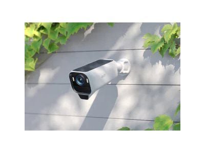 Eufy S3 Pro Add-on(6mo+4K+HB3+Integrated Solar Panel+Maxcolour), IP-turvakamera, Ulkona, Langallinen & langaton, Seinä, Valkoinen, Luoti (muoto)