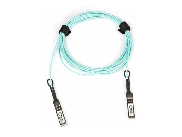 Lanview - 10GBase-AOC direct attach cable - SFP+ (hane) till SFP+ (hane) - 10 m - fiberoptisk - Active Optical Cable (AOC)