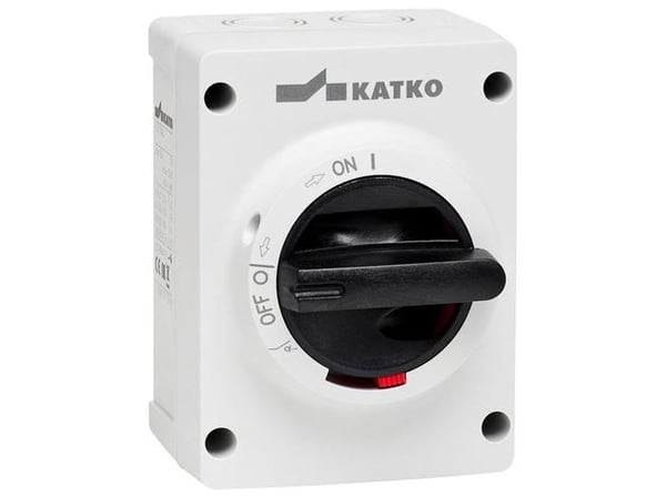 Katko KEM 416M2-M25P säkerhetsbrytare, 4-polig 16 A grå/svart M25