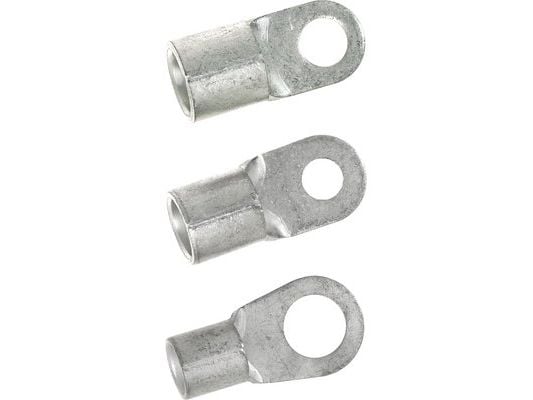 Lapp KB6-6R, Rörformig ringkabelsko, Koppar, Vinklad, Honkoppling, Silver, Koppar