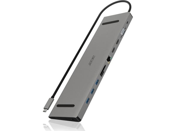 Acer ACG-DCK-C-1 - Dokkingstasjon - USB-C - VGA, HDMI - 100 watt