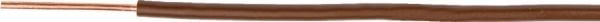 Elkabel installationskabel H07V-U (DY) 2,5 brun 100 m