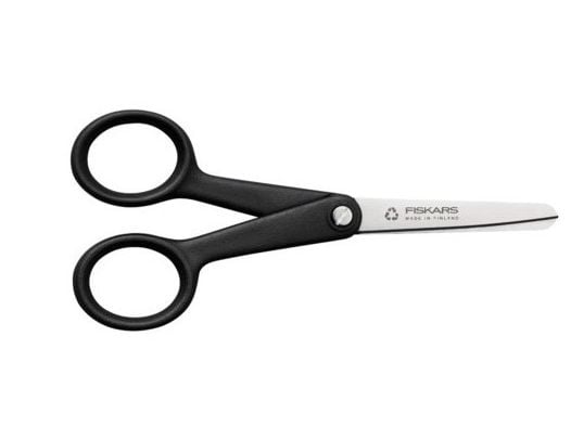 Fiskars 1074542, Voksen, Rett kutt, Enkelt, Svart, Rustfritt stål, Rustfritt stål, Universal