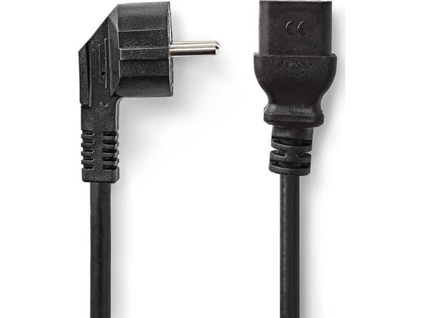 Nedis CEGL10300BK20 strömkabel svart 2 m, IEC C19 strömkontakt typ C