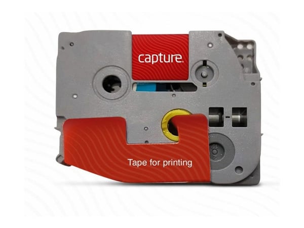 Capture CA-TZEFX231, Musta valkoisella, Nailon, Brother, P-Touch, 1,2 cm, 8 m