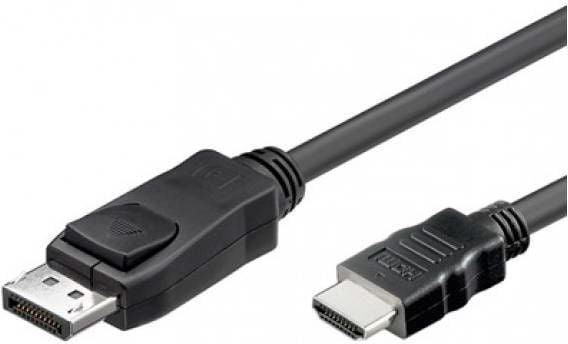 TECHly ICOC DSP-H-020 - Adapterkabel - DisplayPort hane till HDMI hane - 2 m - skärmad - svart