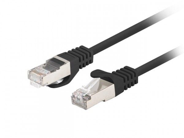 Lanberg - Koblingskabel - RJ-45 (hann) til RJ-45 (hann) - 5.7 mm - foliebelagt uskjermet tvinnet kabelpar (F/UTP) - CAT 6 - med støvel, uten hindri...