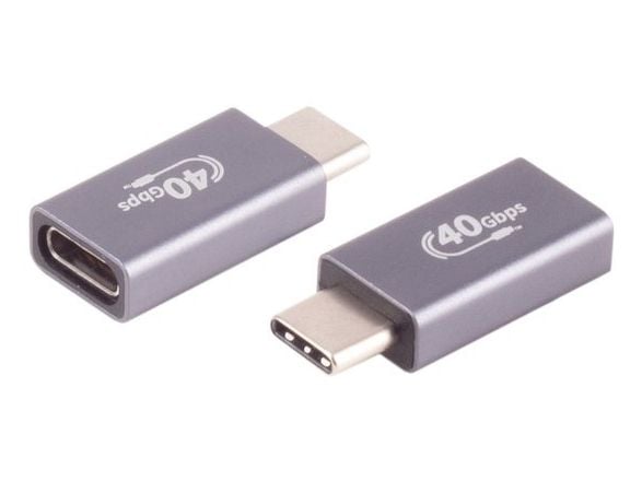 shiverpeaks BS13-60004, USB-C, USB-C, harmaa