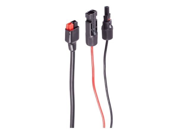 shiverpeaks BS02-450516, Kabel, Kopper, Sort, Rød, IP67, MC4, Hankjønn