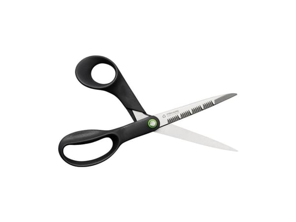 Fiskars 1074545, Universal, Musta, Ruostumaton teräs, Ruostumaton teräs, Muovi, Läpipainopakkaus, Suomi