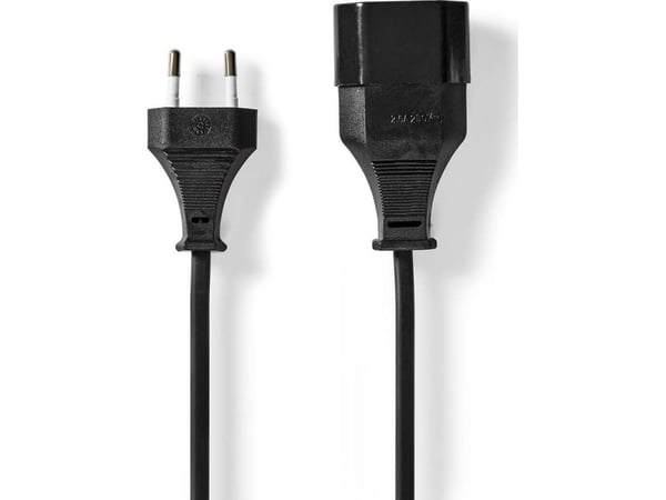 Nedis CEGL11085BK20, 2 m, CEE7/16, CEE7/16, CEE7/16, 250 V