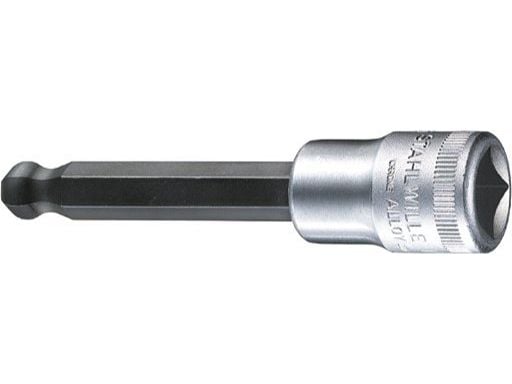 STAHLWILLE 54 KK 10, Støpselsett, 1/2", Metrisk, 5 hoder, 10 mm, Kromfarget
