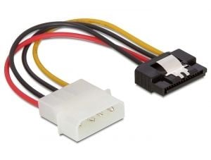 Delock - Strømadapter - SATA-strøm (hann) til 4-pin intern strøm (hann) - 12 cm