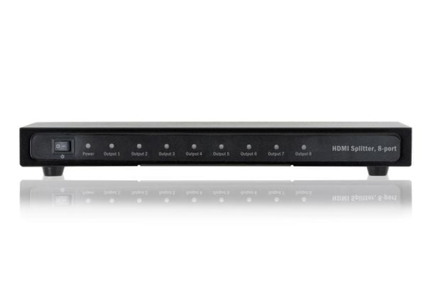 DIGITUS Professional DS-43302 - Video/lyd-splitter - 8 x HDMI - stasjonær