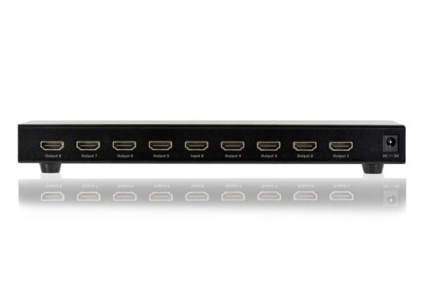 DIGITUS Professional DS-43302 - Video/lyd-splitter - 8 x HDMI - stasjonær