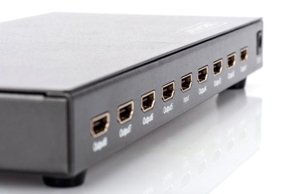 DIGITUS Professional DS-43302 - Video/lyd-splitter - 8 x HDMI - stasjonær