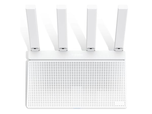 Xiaomi AX3000T - Trådløs ruter 4-portssvitsj - 1GbE - WAN-porter: 4 - Wi-Fi 6 - Dobbeltbånd