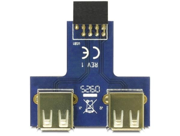 Delock USB Pinheader - USB-adapter (hunn) til USB (hunn)