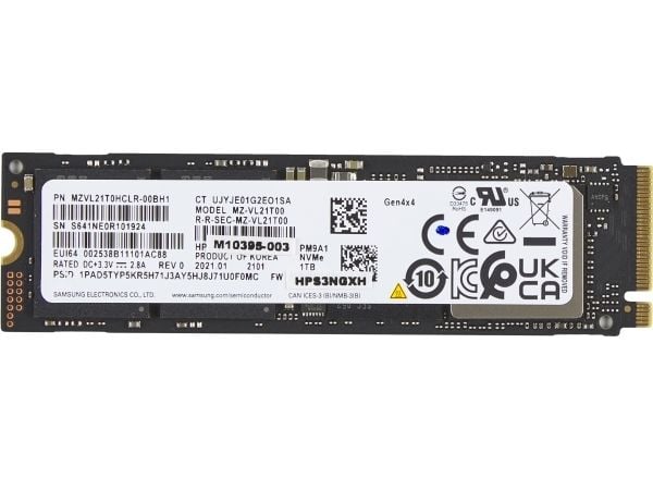 HP - SSD - 1 TB - intern - M.2 2280 - PCIe 4.0 x4 (NVMe) - for Elite x360; EliteBook 1040 G11, 630 G11, 64X G11, 66X G11, 83X G11, 84X G11, 86X G11