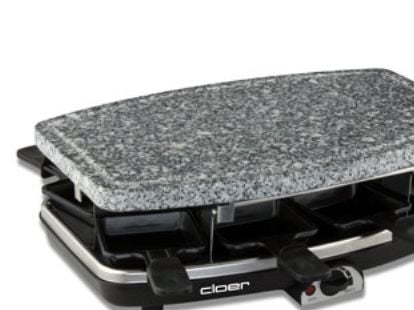 Cloer 6430 - Raclette/kuumakivi - 1,1 kW - musta